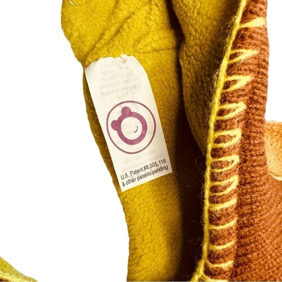 Flipeez Brown Blue Lime Green Monkey Action Hat Kids Unisex OS - Picture 4 of 10